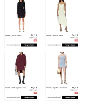 Recopilacion de Vestidos DIESEL con Hasta 70% de Descuento en Privalia