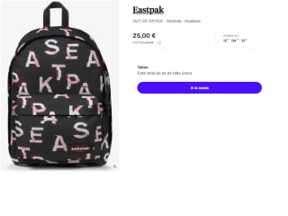 Mochila Eastpak OUT OF OFFICE por 25€