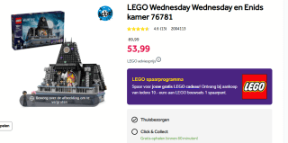 Lego Wednesday en Enids kamer (76781) voor €53,99 bij Intertoys