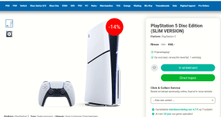 PlayStation 5 Disc Edition (SLIM VERSION) voor €468 bij Nedgame