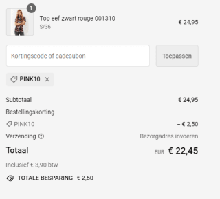 10% korting op alles bij Stretchshop