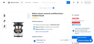 Robot cuiseur connecte multifonctions - FG0606 FAGOR à 349,99€