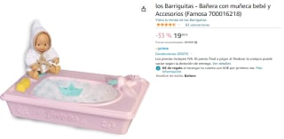 Barriguitas Bañera Con Figura De Bebé por 19.99€