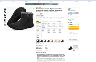 Barefoot Botas Hombre Mujer Invierno Cálido Minimalista por solo 14,99€