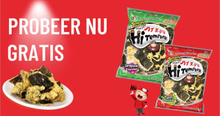 1 zak Tempura Seaweed Gratis via cashback