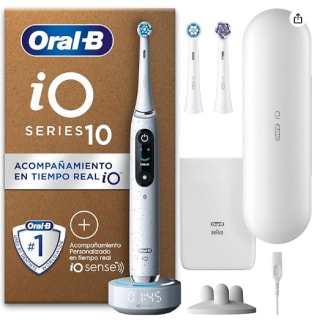 Oral-B iO 9 Pack de Cepillo Eléctrico Blanco Alabastro con 3 Recambios por 339.95€