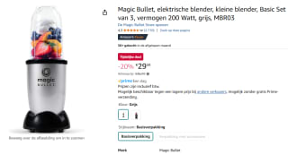 NutriBullet Smoothieblender Magic Bullett MBR03 voor €29,50 bij Amazon