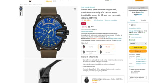 Diesel Reloj Hombre Mega Chief movimiento cronógrafo por 157€