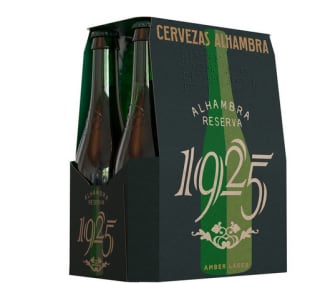 36 Cerveza rubia extra ALHAMBRA RESERVA 1925 6x pack 6 botellas 33 cl por 32,73€
