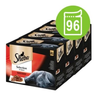 Sheba kattenvoer maaltijdzakje 96 x 85gr voor €30,99 bij Zooplus