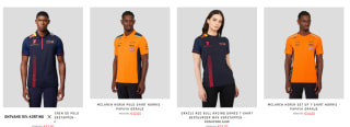20% extra korting op Mclaren en Redbull kleding in de sale tot 80%bij Castore