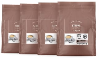 Pack x4 de 36 Almohadillas café fuerte by Amazon por 8.02€