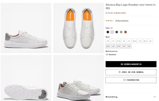 Timberland Seneca Bay lage herensneakers voor €66