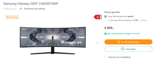 Samsung Odyssey G95T beeldscherm voor €899 bij Art & Craft