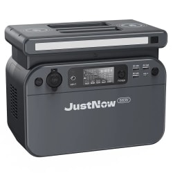 JustNow Draagbaar powerstation, 500 W, 518 Wh zonne-generator voor €189 dmv code bij Geekmaxi