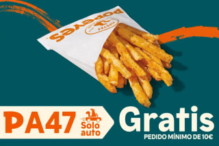 Popeyes Patatas Cajún Gratis