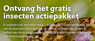 Gratis insecten-red-pakket van Natuurmonumenten