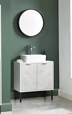 Mueble para Debajo del Lavabo, Madera de ingeniería por 45,57€