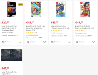 Consola Nintendo Switch V2 + videojuego GRATIS por 279€