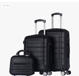 Juego de 3 Maletas Trolley de Cabina ABS Semirigidas por 34.99€