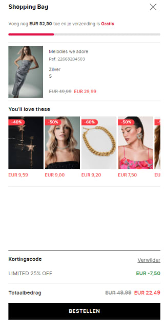 25% korting op alles bij Loavies