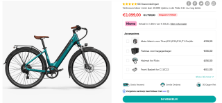 Fiido C11 Pro Stad E-Bike voor €1.099 bij Fidoo