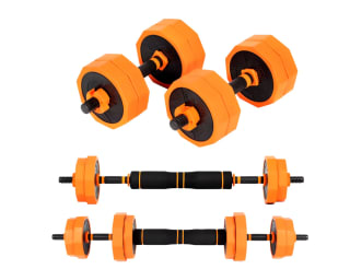 Juego ALLINLIFE de mancuernas ajustables multifuncionales con mango y funda protectora por solo 24,59€