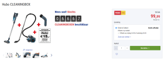 Hubo Cleaning Box t.w.v. €384,97 voor €99,99