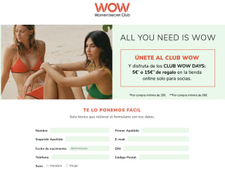 5€ ó 15€ de regalo en Women'Secret