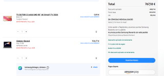 Portatil Samsung Galaxy Book 4 con i5/8GB/256GB + TV DU7105 Crystal UHD 50” + Galaxy Buds2 Pro por 767,18€