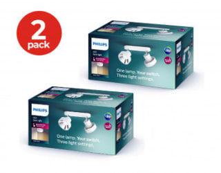 Opbouwspot Philips myLiving Bukko 2 stuks voor €29,95 bij Dagknaller
