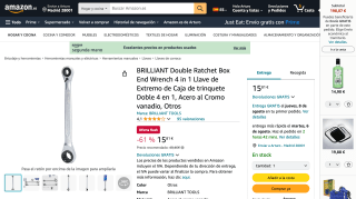 Llave de Extremo de Caja de trinquete por 15,81€