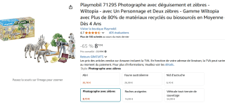 Playmobil Wiltopia - Onderweg met de dierenfotograaf voor €8,13 bij Amazon
