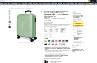 Maleta cabina expandible Roll Road por solo 34,90€