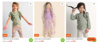 Diverse meisjes shirts en broeken vanaf €9 bij Terstal