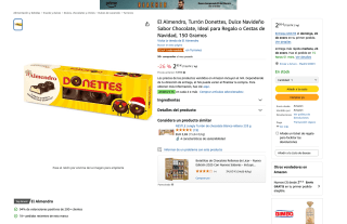 El Almendro Turrón Donettes 150gr por solo 2,95€
