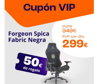 Forgeon Spica Fabric Negra por 299€ (para registrados)