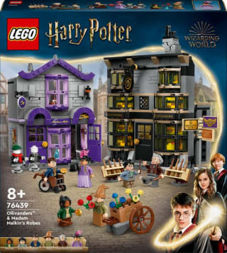 LEGO Harry Potter™ Olivanders™ & Madame Mallekins gewaden 76439 voor €59,99 bij Bol.