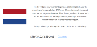 15% korting op een Samsung S23