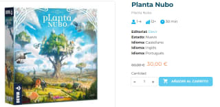 Juego de mesa Planta Nubo por 30€