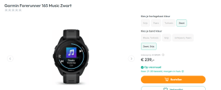 Garmin Forerunner 165 Music voor €239 bij Art & Craft