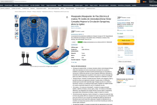 Masajeador de Pies Eléctrico AILEDA 8 Modos 19z Niveles de Intensidad por solo 14,95€