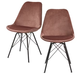 LIFA LIVING Kuipstoel Napoli - Set van 2 voor €79,95 bij ibood