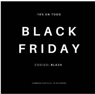 Black Friday 10% descuento desde Nunu