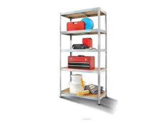 Parkside stelling kast met 5 planken voor €21,99 in de Lidl webshop