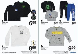 Gamer artikelen van Pokémon, Sonic en Minecraft vanaf €1,09 bij Zeeman