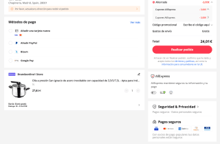 Olla a presión San Ignacio de acero inoxidable 5L Apta para Inducción por solo 24,01€