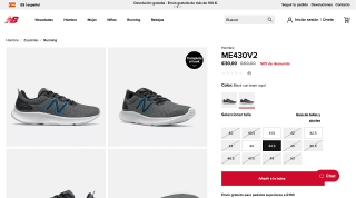 Zapatillas New Balance ME430V2 por 30€