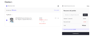 Peluche operrito llorón por 19,92€