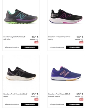 Recopilacion de Zapatillas New Balance con Hasta 50% de Descuento en Privalia